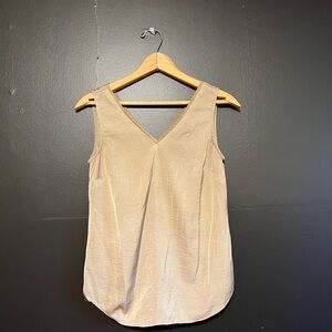 Banana Republic Neutral V-Neck Camisole